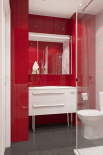 Фото № 4: Дизайн-проект квартиры-студии 29.3  м² стиль Поп-арт для ЖК Серебряные звоны-2