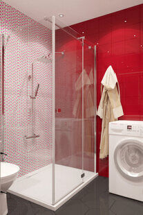 Фото № 5: Дизайн-проект квартиры-студии 29.3  м² стиль Поп-арт для ЖК Серебряные звоны-2