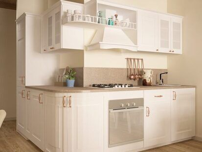 Фото № 5: Дизайн-проект квартиры-студии 33.0  м² стиль Кантри для ЖК Серебряные звоны-2