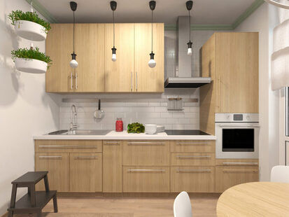 Фото № 6: Дизайн-проект однокомнатной квартиры 40.0  м² Скандинавский стиль для ЖК Шевченко