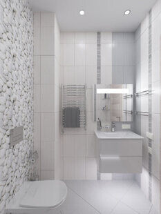 Фото № 3: Дизайн-проект двухкомнатной квартиры 58.5  м² стиль Минимализм Проект для ЖК Лайт Сити LS