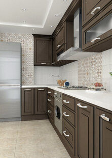 Фото № 2: Дизайн-проект двухкомнатной квартиры 62.7  м² стиль Современная классика для ЖК Лазурный