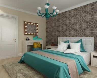 Фото № 4: Дизайн-проект двухкомнатной квартиры 64.3  м² стиль Эклектика для ЖК Лазурный