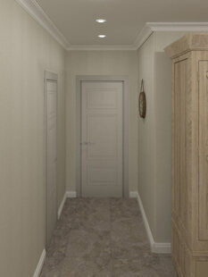 Фото № 2: Дизайн-проект спальни 11.9  м² стиль Прованс для ЖК Серебряные звоны-2