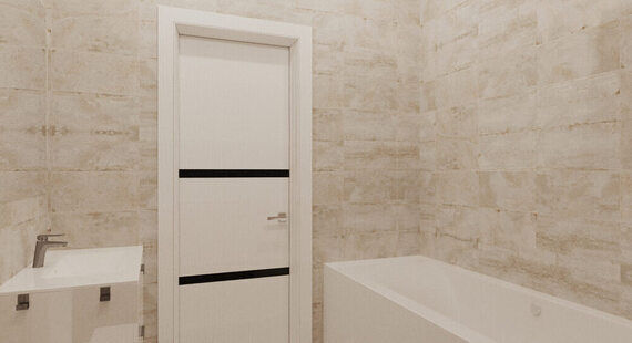 ЖК "Сурская ривьера": готовый дизайн проект в стиле "Лофт". Площадь 26.9 м² - фото №4