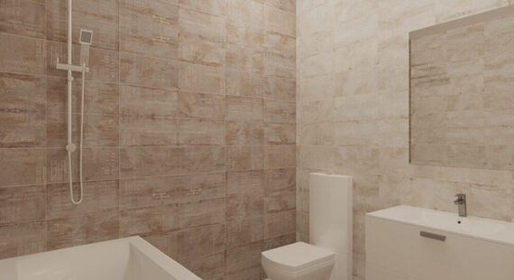 ЖК "Сурская ривьера": готовый дизайн проект в стиле "Лофт". Площадь 26.9 м² - фото №2