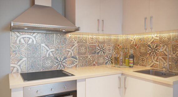 ЖК "PLAZA": готовый дизайн проект в стиле "Скандинавский". Площадь 24.2 м² - фото №4