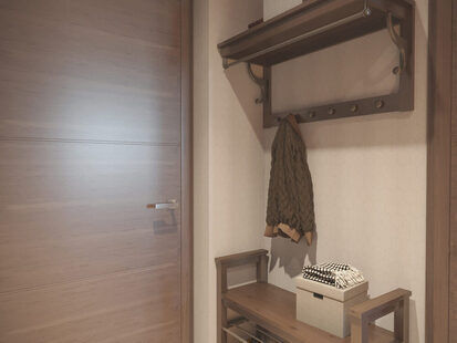 Фото № 2: Дизайн-проект квартиры-студии 24.2  м² Скандинавский стиль для ЖК PLAZA