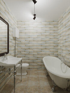 Фото № 5: Дизайн-проект однокомнатной квартиры 42.6  м² стиль Модернизм для ЖК Фрегат 2