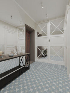 Фото № 4: Дизайн-проект однокомнатной квартиры 40.5  м² Скандинавский стиль для ЖК Каскад