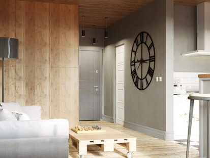 Фото № 6: Дизайн-проект квартиры-студии 27.5  м² стиль Модернизм для ЖК Фрегат 2