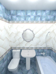 Фото № 4: Дизайн-проект однокомнатной квартиры 33.0  м² Скандинавский стиль для ЖК Алые паруса