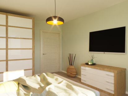 Фото № 1: Дизайн-проект двухкомнатной квартиры 74.4  м² стиль Контемпорари для ЖК Алые паруса