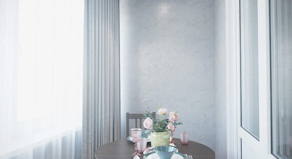 ЖК "На набережной": готовый дизайн проект в стиле "Скандинавский". Площадь 20.4 м² - фото №2