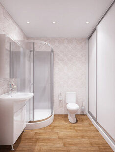 Фото № 4: Дизайн-проект квартиры-студии 30.4  м² стиль Классика для ЖК PLAZA