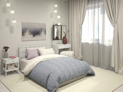 Фото № 1: Дизайн-проект детской 18.7  м² стиль Современная классика для ЖК Переделкино Ближнее