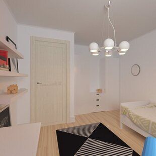 Фото № 2: Дизайн-проект детской 11.4  м² Скандинавский стиль для ЖК Авиатор