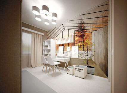 Фото № 2: Дизайн-проект трехкомнатной квартиры 86.7  м² стиль Контемпорари для ЖК Лайт Сити LS