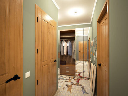 Фото № 1: Дизайн-проект двухкомнатной квартиры 67.5  м² стиль Минимализм для ЖК Лайт Сити LS