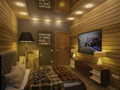 Фото № 5: Дизайн-проект двухкомнатной квартиры 67.5  м² стиль Минимализм для ЖК Лайт Сити LS