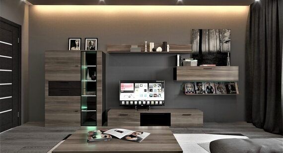 ЖК "Мещера": готовый дизайн проект в стиле "Хай-тек". Площадь 109.9 м² - фото №1