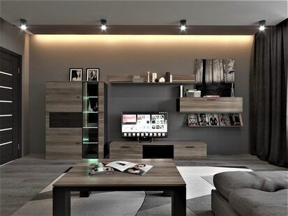 Фото № 1: Дизайн-проект трехкомнатной квартиры 109.9  м² стиль Хай-тек для ЖК Мещера