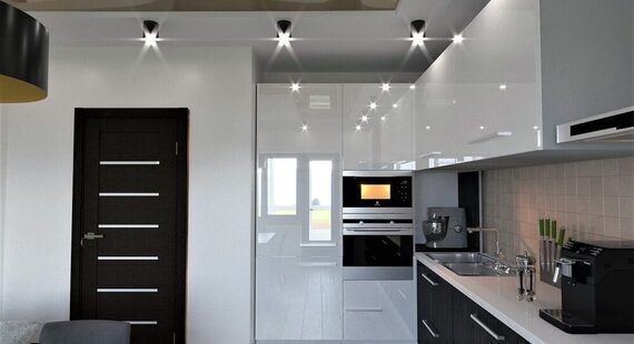 ЖК "Мещера": готовый дизайн проект в стиле "Хай-тек". Площадь 109.9 м² - фото №5