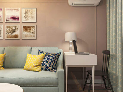 Фото № 6: Дизайн-проект однокомнатной квартиры 37.2  м² стиль Современная классика п-44т, секция 1-1