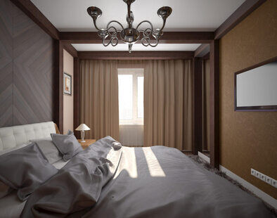 Фото № 4: Дизайн-проект трехкомнатной квартиры 87.4  м² стиль Кантри для ЖК Современный