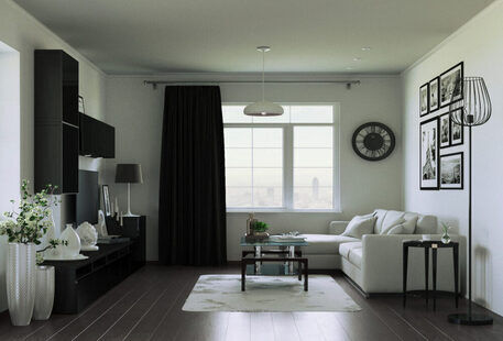 Фото № 5: Дизайн-проект двухкомнатной квартиры 73.5  м² стиль Минимализм для ЖК Современный