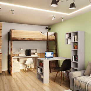 Фото № 2: Дизайн-проект зала 18.5  м² Скандинавский стиль для ЖК Смайлино