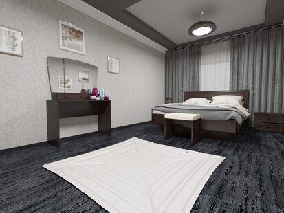 Фото № 6: Дизайн-проект двухкомнатной квартиры 72.1  м² стиль Контемпорари для ЖК Наследие