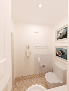 Фото № 1: Дизайн-проект ванной 4.8  м² Скандинавский стиль для ЖК Афродита-2