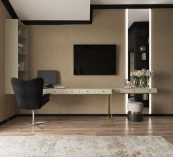 Фото № 4: Дизайн-проект дома/коттеджа 53.6  м² Современная классика для частного дома в гатчинском районе