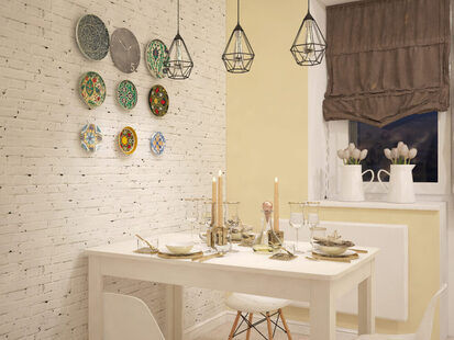 Фото № 1: Дизайн-проект кухни 13.1  м² Скандинавский стиль для ЖК Авиаторов