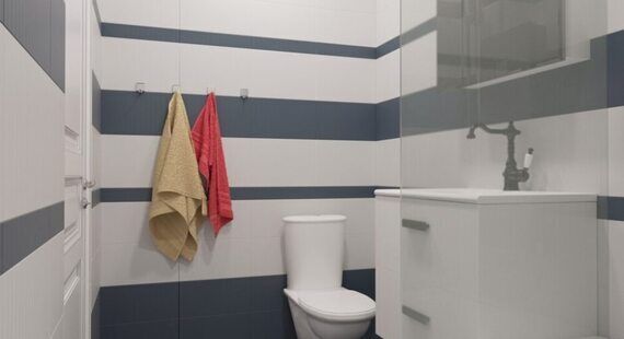 ЖК "Эверест" : готовый дизайн проект в стиле "Современная классика". Площадь 35.6 м² - фото №4