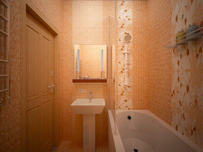 Фото № 6: Дизайн-проект двухкомнатной квартиры 67.6  м² стиль Классика для ЖК Наследие