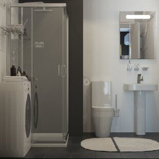 Фото № 2: Дизайн-проект совмещенного санузла 4.6  м² Скандинавский стиль для ЖК Лайт Сити LS