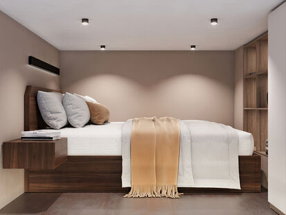 Фото № 3: Дизайн-проект однокомнатной квартиры 27.58  м² Стиль Лофт для апартаментов ильин лофт