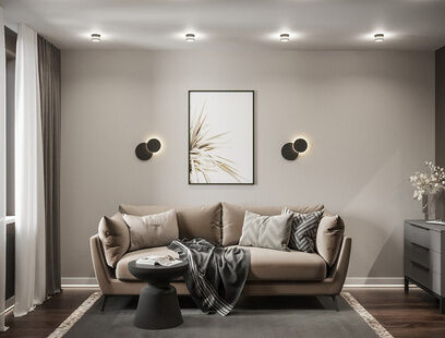 Фото № 6: Дизайн-проект трехкомнатной квартиры 60.0  м² Стиль Модернизм для ЖК Московский