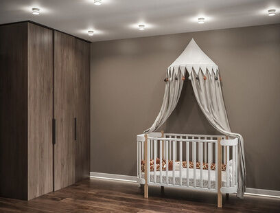 Фото № 4: Дизайн-проект трехкомнатной квартиры 60.0  м² Стиль Модернизм для ЖК Московский