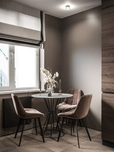 Фото № 2: Дизайн-проект трехкомнатной квартиры 60.0  м² Стиль Модернизм для ЖК Московский