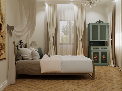 Фото № 2: Дизайн-проект дома/коттеджа 90.5  м² Современная классика для частного дома в с. виноградово