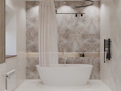 Фото № 6: Дизайн-проект дома/коттеджа 85.4  м² Современная классика для частного дома в с. виноградово