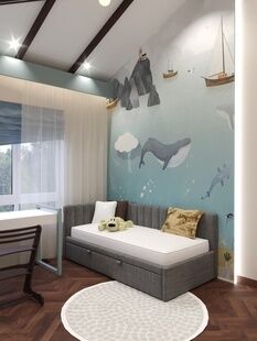 Фото № 6: Дизайн-проект дома/коттеджа 159.2  м² Стиль Модернизм для частного дома в кп капитанская бухта