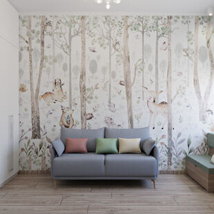 Фото № 4: Дизайн-проект трехкомнатной квартиры 62.03  м² Современный стиль для ЖК 21/19