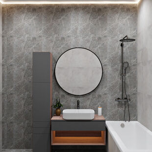 Фото № 5: Дизайн-проект двухкомнатной квартиры 44.61  м² Современный стиль для ЖК Событие