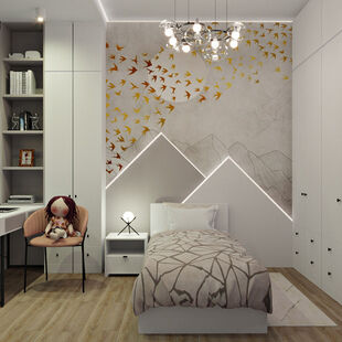 Фото № 3: Дизайн-проект четырехкомнатной квартиры 88.99  м² Стиль Модернизм для ЖК Скандинавия