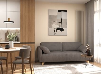 Фото № 3: Дизайн-проект двухкомнатной квартиры 40.65  м² Стиль Модернизм для ЖК Профит