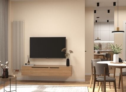 Фото № 6: Дизайн-проект двухкомнатной квартиры 40.65  м² Стиль Модернизм для ЖК Профит